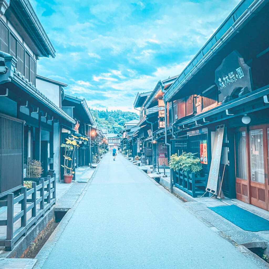 飛騨高山古い街並み