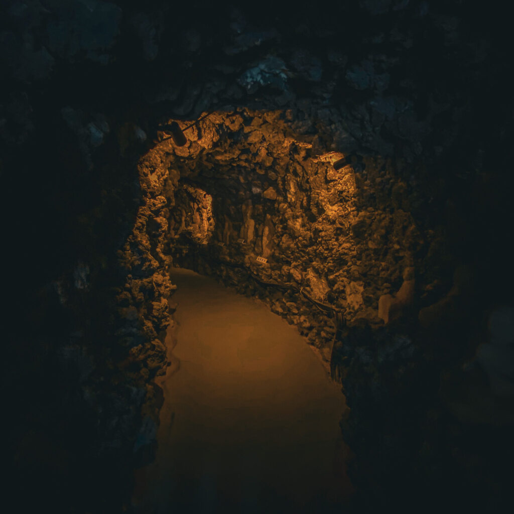 耕三寺の千仏洞地獄峡