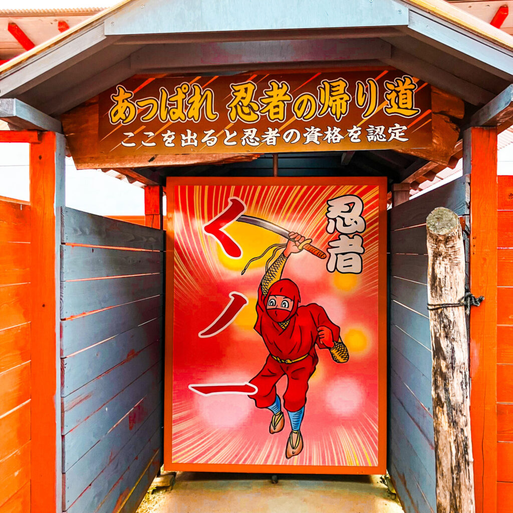 島根県雲南市にあるドラゴンメイズの忍者屋敷