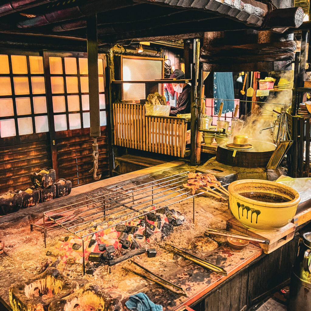 山口県岩国市にあるいろり山賊