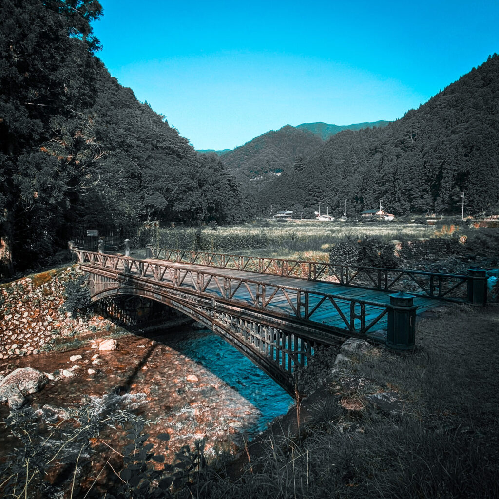 兵庫県朝来市にある神子畑鋳鉄橋