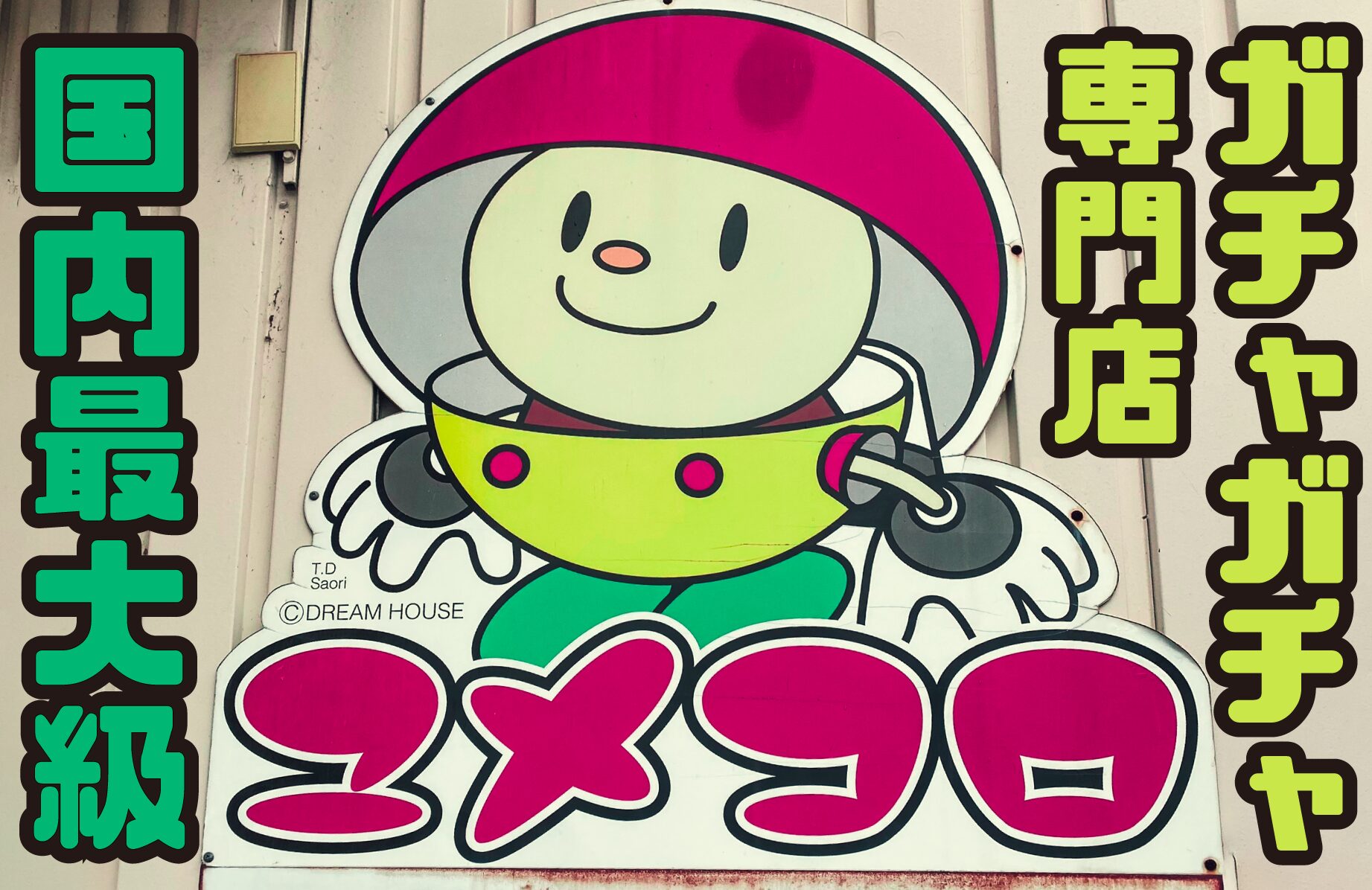 【B級スポット】国内最大級のガチャガチャ専門店 ユメコロ【岡山県】