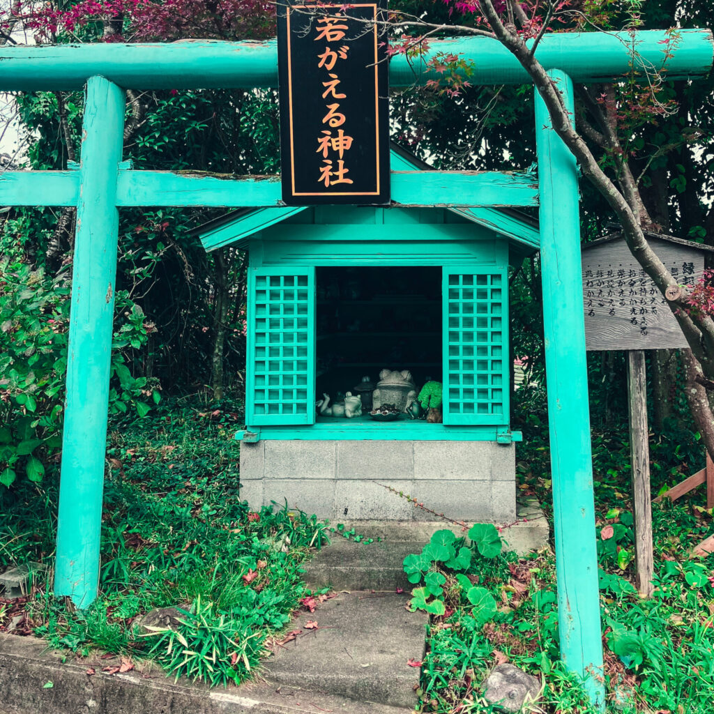 大分県湯布院にある若がえる神社