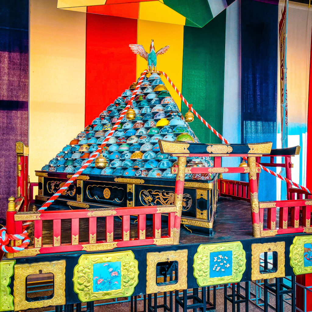 アリタセラにある茶わん神輿