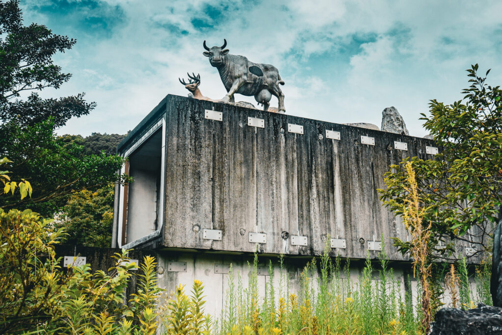 世界一温泉のオブジェ達
