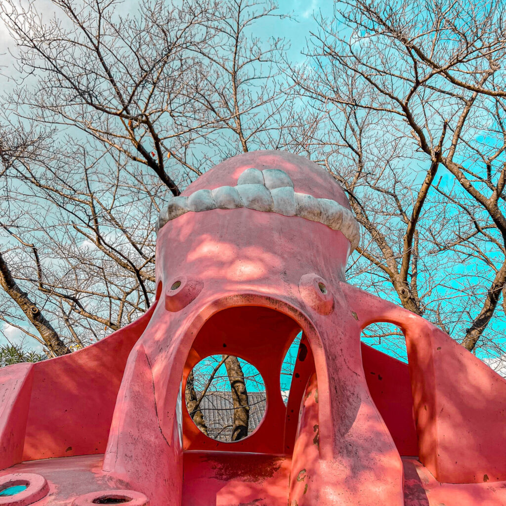 大谷6号公園のタコ遊具