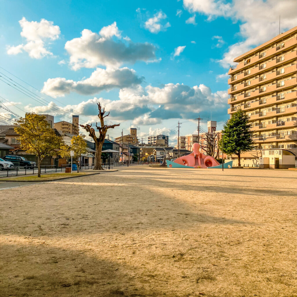 福岡県北九州市にある新堤公園