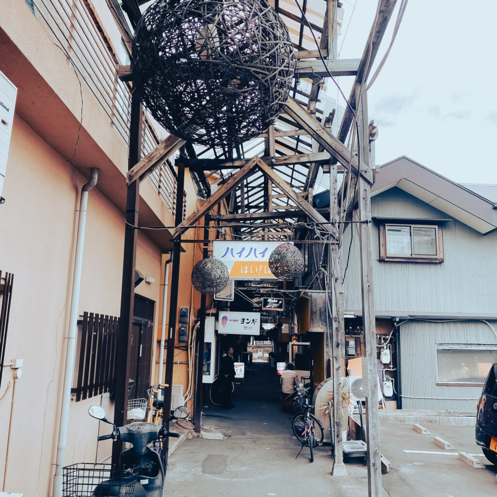 大分県別府市の竹瓦小路アーケード